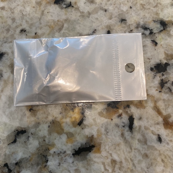 Cross dangling earrings (gold looking). - Picture 2 of 3